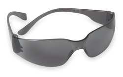 Condor 1ETK5 Safety Eyewear, Clear Frame, Gray Lens