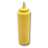 BOTTLE SQZ MUSTARD 12 OZ, CS 1/DZ, 06-0526 TRAEX SERVING ACCESSORIES