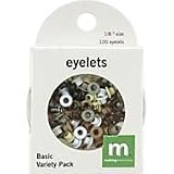 1/8 Circle Eyelets Variety Pack, 100/Pkg: Basic