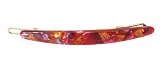 L. Erickson Mini Crescent Barrette - Sorbet Raspberry
