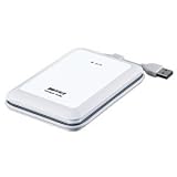 BUFFALO USB2.0�Ή� �ϏՌ��|�[�^�u��HDD TurboUSB�@�\���� 320GB �z���C�g HD-PSG320U2-WH