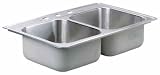 NEPTUNE/ELKAY ALB33224NEPTUNE/ELKAY ALB33224 SINK 2BWL SS 33X24X8BEST