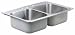 Ace Best Series Double Bowl Sink (ALB33224)