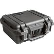 Pelican 1200 Watertight Mini-S Hard Case Without Foam Insert - Black