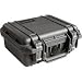Pelican 1200 Watertight Mini-S Hard Case Without Foam Insert - Black
