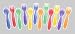 The First Years Take & Toss Toddler Flatware - 6 Forks/Spoons in Assorted Colors