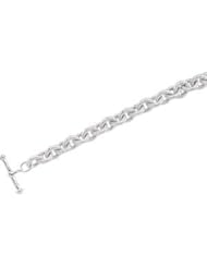 Fancy Wire Curb Bracelet Sterling Silver 8 Inch Brc275