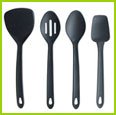 Silicone Slotted Spoon - Black