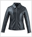Motorcycle Jackets - Women's Leather Motorcycle Jacket LJ209