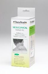 Thera-Band Neck / Cervical Rehab Kit Includes Biofreeze Spray, Thera-band resistance Tubing and 18" Loop and Rehab DVD