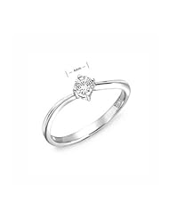 Solitaire VI - Diamond And F03152p-18Kw Ring
