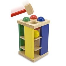 Childrens Toyshop  Toys : Melissa & Doug Deluxe Pound and Roll Tower
