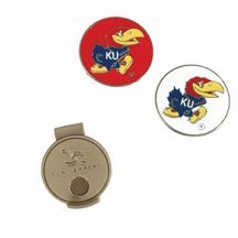 Kansas Jayhawks Hat Clip (Set of 2)