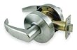 Battalion 1TPK5 Lever Lockset, Medium Duty, Chrome, Passage