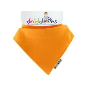 Dribble Ons BRIGHT COLOURS Dribble Bib - ORANGE
