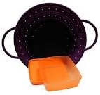 Silicone Collapsible Colanders Any Colour - L Size + Free Tupperware Square A-way 250ml