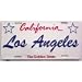 Los Angeles California License Plate