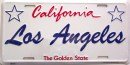 Los Angeles California License Plate