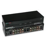 Cables To Go 40324 3-Play Component Video and TOSLINK Digital Audio High Performance Selector Switch (Black)