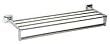 Industrial Grade 2VAL7 Towel Shelf, Chrome, Length 26 In
