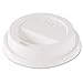 Dart Traveler Dome Hot Cup Lid, Fits 8Oz Cups, White, 100/Pack, 10 Packs/Carton