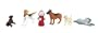Bachmann Trains Dogs with Fire Hydrant