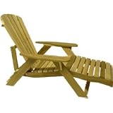 Outdoor Adjustable Adirondack Lounge - Cedar