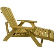 Bear Chair Outdoor Adjustable Adirondack Lounge - Pine by 