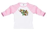 Jesus Loves Me Toddler Raglan T-Shirt