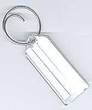 Key Tag W/Tang Ring 12300-10 Clear 100/box
