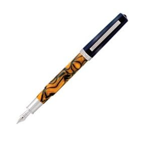 Omas Bologna Orange Blue Fountain Pen