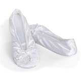 Isotoner Satin Pearl Ballerina Slippers