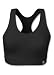 Champion Women's Seamless Fitness Sports Bra, Black, Medium