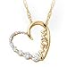 10 kt. Gold, 1/3 ct. tw. Diamond, Mom Journey Heart Pendant