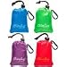 Reusable Shopping Tote / Grocery Bag by ChicoBag - 4 Pack - Assortment (1 Blue, 1 Green, 1 Purple, 1 Red)