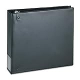 Office Products : CD/DVD Ring Binder Kit, 'D' Ring, 2' Capacity, Black