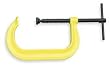 Westward 2HUK6 C-Clamp, High Visibility, 4 In, 3 1/4 Deep