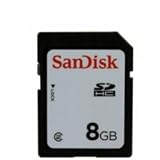 Produkt-Bild: 8 GB Sandisk SD SDHC-Speicherkarte High Speed Class 4 Karte White Label