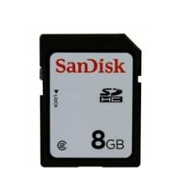 8 GB Sandisk SD SDHC-Speicherkarte High Speed Class 4 Karte White Label