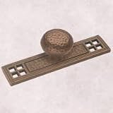 Belwith Keeler Kingston Collection Knob Backplate Antique Satin Bronze