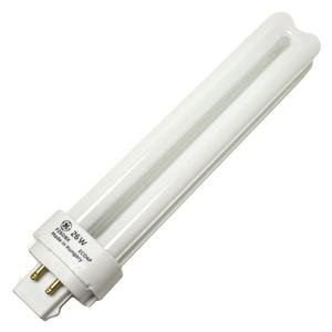 GE 97613 - F26DBX/841/ECO4P - 26 Watt Quad-Tube Compact Fluorescent Light Bulb, 4 Pin, 4100K