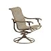 Tropitone 650769 Mocha Ravello Sling Swivel Rocker Armchair