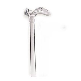 Lucite Cane - With Contour Grip Right Handle, this cane is designed to fit the hand like a glove for its palm grip handle. This lucite walking cane is very secure and comfortable, has a weight capacity of 250 pounds. This ergonomic Lucite cane is ideal for arthritis sufferers. It distributes weight across the entire palm. Height: 36"