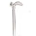 Lucite Cane - With Contour Grip Right Handle, this cane is designed to fit the hand l...
