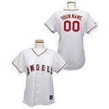 MLB Women's Los Angeles Angels of Anaheim Replica Jersey Personalized (White, Large)