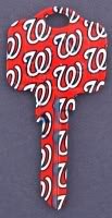 Washington Nationals Kwikset KW1 House Key