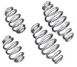 Biker's Choice Traditional Solo Motorcycle Seat Springs 6 Long Chrome