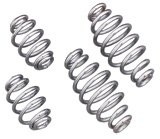 Biker's Choice Traditional Solo Motorcycle Seat Springs 6 Long Chrome