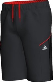 Adidas Kinder Woven Short Clima 365, grau / schwarz, 176, O03081-176 Preisvergleich