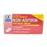 Search : QC Non-Aspirin 500 mg Extra Strength Tablets, 100 ct
